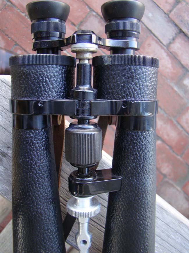 An exceptionally fine pair of Zeiss high power binoculars with gorgeous original leather case circa 1925